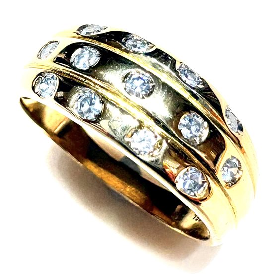 Anneau Sommer Femme Pioggia in Or jaune Diamante 0.26 Ct PIOGGIA DIA CT 0.26 G/VS - PIOGGIA DIA CT 0.26 G/VS